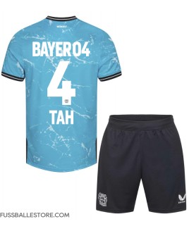 Günstige Bayer Leverkusen Jonathan Tah #4 3rd trikot Kinder 2023-24 Kurzarm (+ Kurze Hosen)